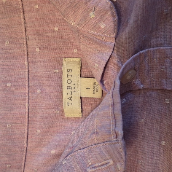 TalbotsTextured Button-Up Shirt - Picture 4 of 7